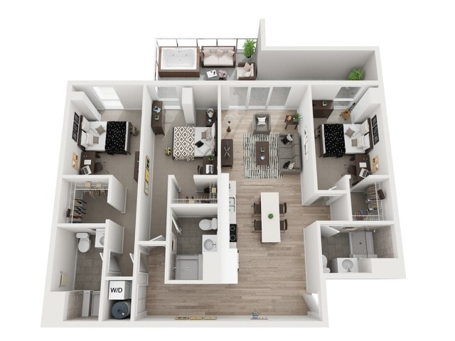 3 Bed 3 Bath Large - 3 Bed 3 Bath Large