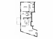1 Bed + Den / 1.5 Bath - 1,245 SF