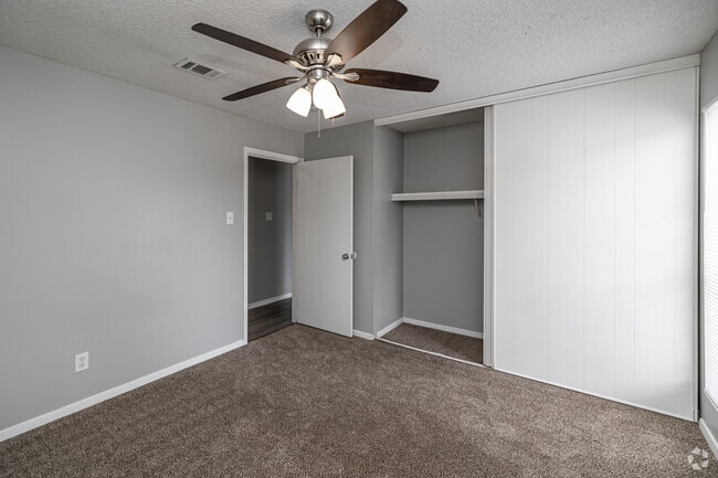 2BR, 2BA - 1,056SF - Second Bedroom