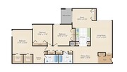 The Maple 3 bedroom 2 full bathrooms