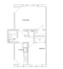 1 Bed/1 Bath - 567 sqft
