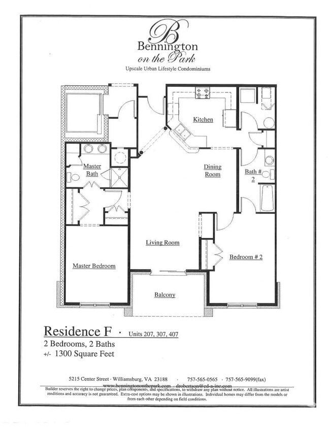 Building Photo - 2 bedroom/ 2 bathroom- Bennington on the Park Unit 407 Rental