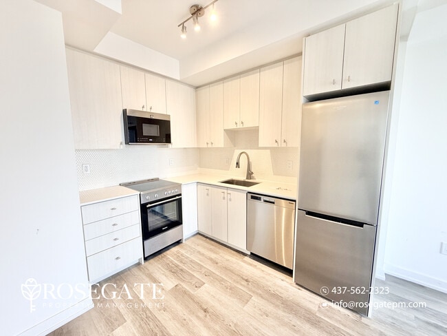 Photo - Modern 1 Bedroom + Den Condo with Parking, Internet & Private Balcony in Kitchener Unit 2710