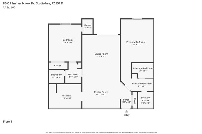 Photo - Prime Scottsdale Living | 2 Master Suites + Private Patio Retreat Unit 103