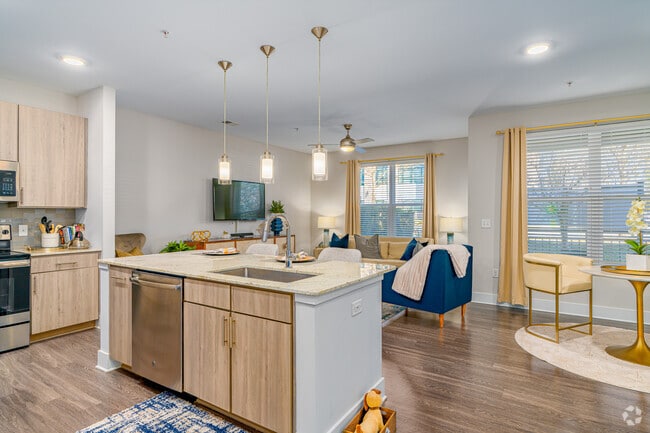 1BR, 1BA - 865 SF - Kitchen - Overture Cotswold 55+ Active Adult Apartment Homes