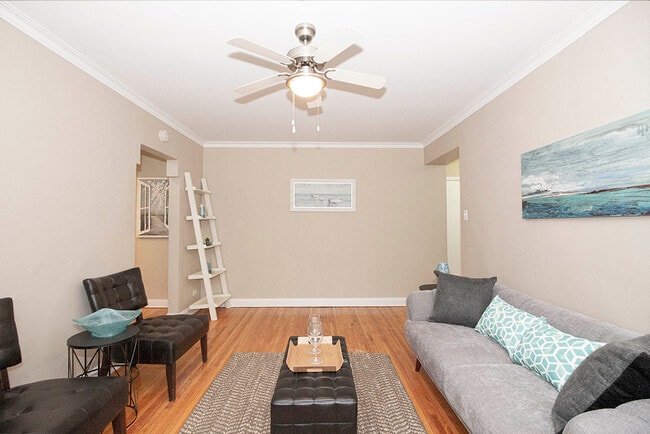 1BDR - Living Room - 250 Broadway Apartment