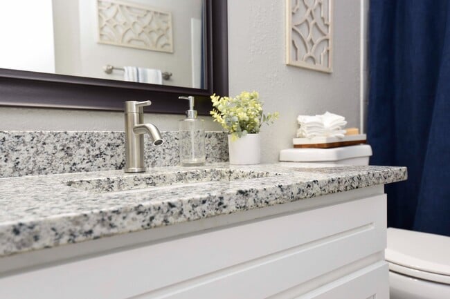 Granite Throughout with Custom Tile Arrounds