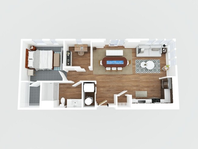 Photo - 1 Bed/ 1 Ba + Den + Top Floor Corner Unit 110 W Beall #603