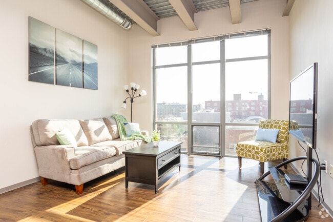 The Engineer - Living Room - Canopy Lofts