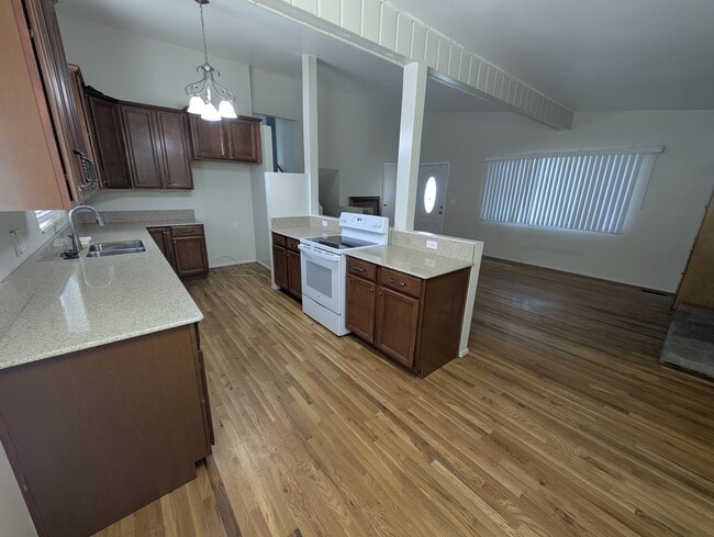 Kitchen viewed from side door - 1022 E 5290 S