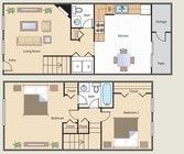 2BR/1.5BA