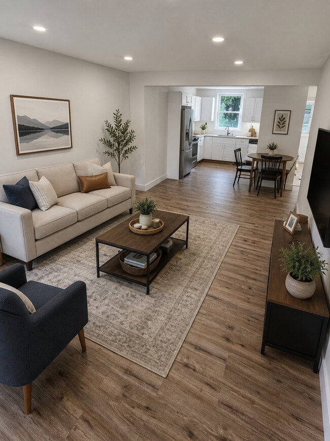 28 Vernon Unit 1 Mock Photo Living Room/Kitchen - 28 Vernon Ter