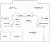 3 Bedroom and 2 Bathroom