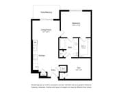 1S floor plan Alta Rise