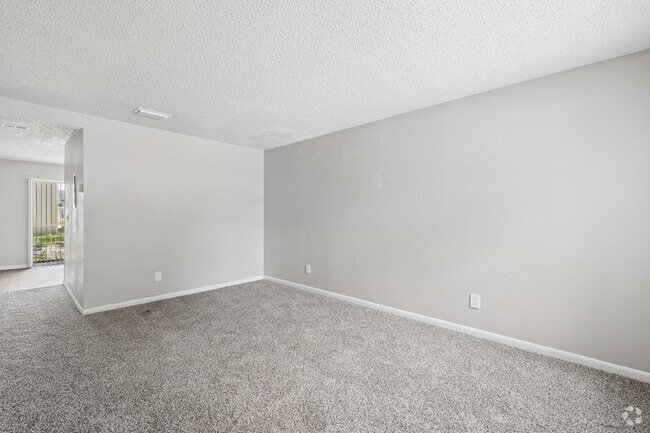 2BR, 1.5BA - 1,016SF - Living Room - Ridge Apartments
