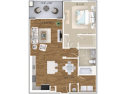 1 BR 1 Bath