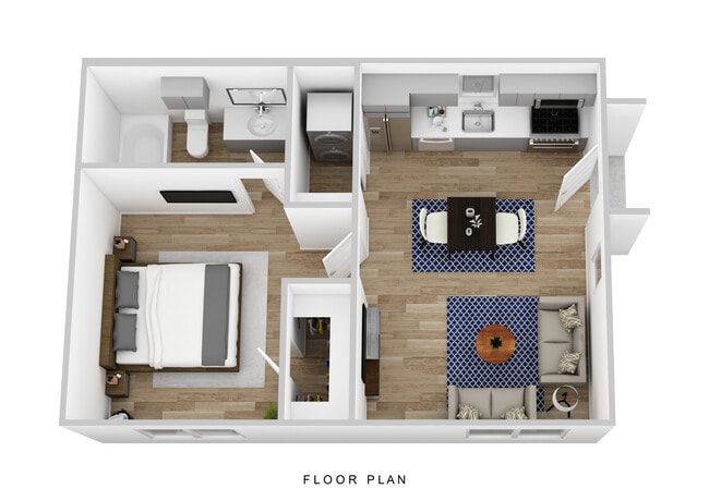 1 Bedroom Floorplan