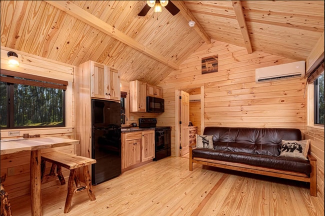 Photo - Furnished Artisan Small Log Cabin for Rent in Mountain Community