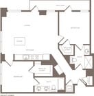 B5h -2x2 floor plan Linea Midtown