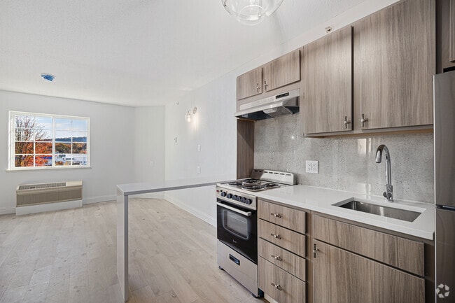416- Studio- Kitchen and Living Space