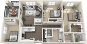 OHP Towers C1 floor plan The Felix @ Our Heroes Place