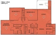 3BR/2BA