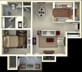1BR/1BA