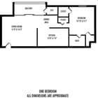 1BR/1BA