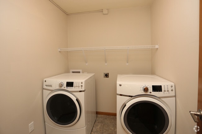 Laundry in some apartments