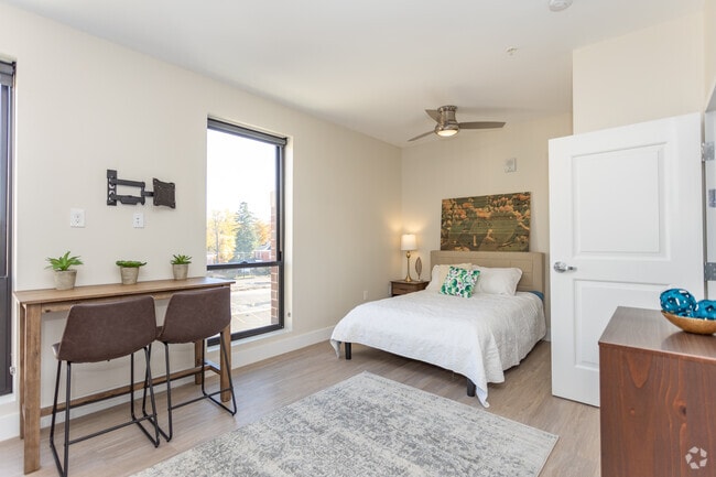Sleeping Space - Studio - Cadillac Lofts