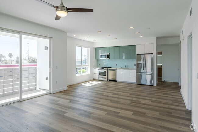 2BR, 2BA + Den- 1241SF - Living Room