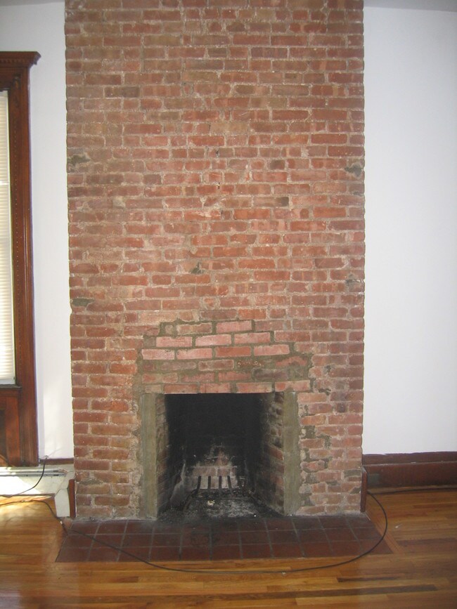 fireplace livingroom - 16 46th St Unit 2