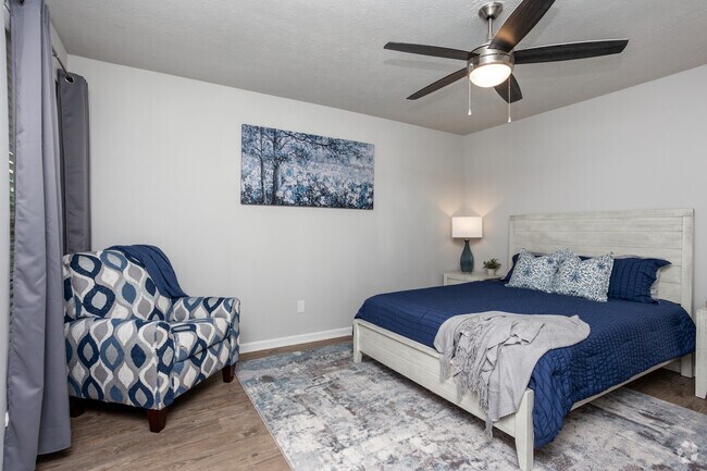 1BR, 1BA - 800SF - Primary Bedroom