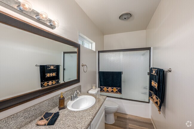 3BR, 2BA - 1,200SF - Primary Bathroom