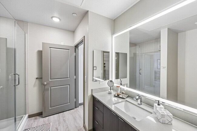 Bathroom with Sleek Vanity