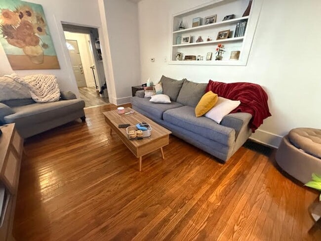 Photo - Sun-Filled Living with Hardwood Floors Near Downtown