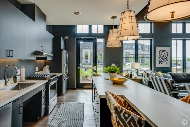Clubhouse - Resident Kitchen | Velo Village | Apartment in Franklin WI