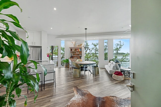 Spacious, open, light-filled living/dining area and kitchen - 2179 Sol Legare Rd