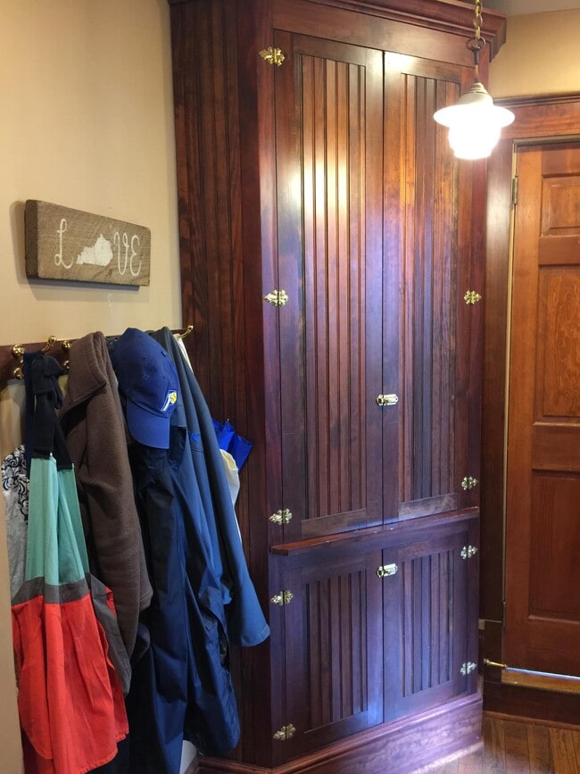 'mudroom' in hallway - 130 Park Pl Unit 2nd floor