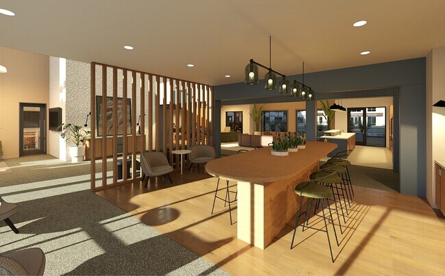 Community Lobby Rendering