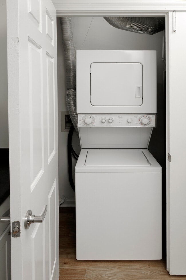 In-unit washer and dryer