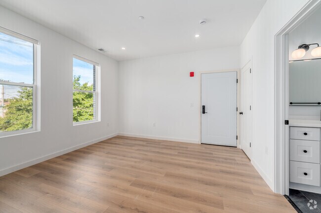 1HAB, 1BA - Sala de estar - Tipo E - Harbor Flats