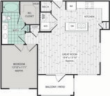 A3 floor plan Broadstone Vintage Park
