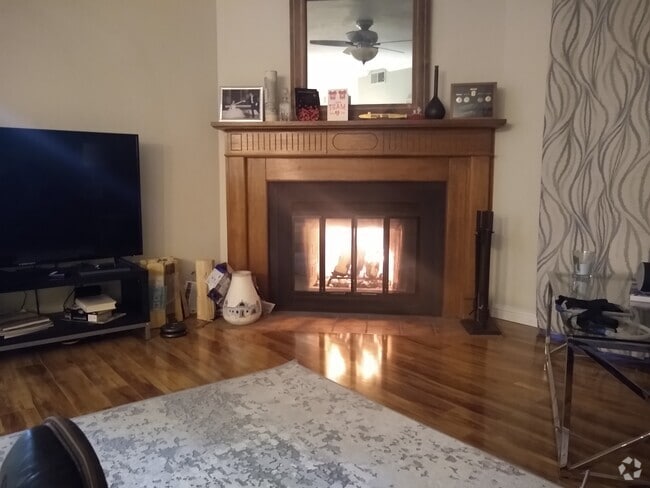 Fireplace in living room - 505 Oppenheimer Dr Unit 202 Rental