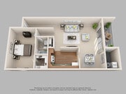 1 Bedroom - Columbia C