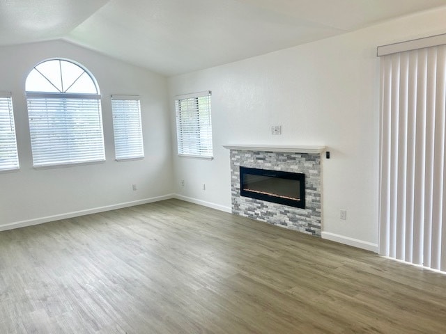 Spacious interiors with modern, cozy fireplace
