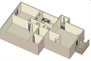 2BR/2BA