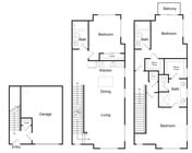 TH1 | 3 bed 3 bath | 1,645 sq. ft.