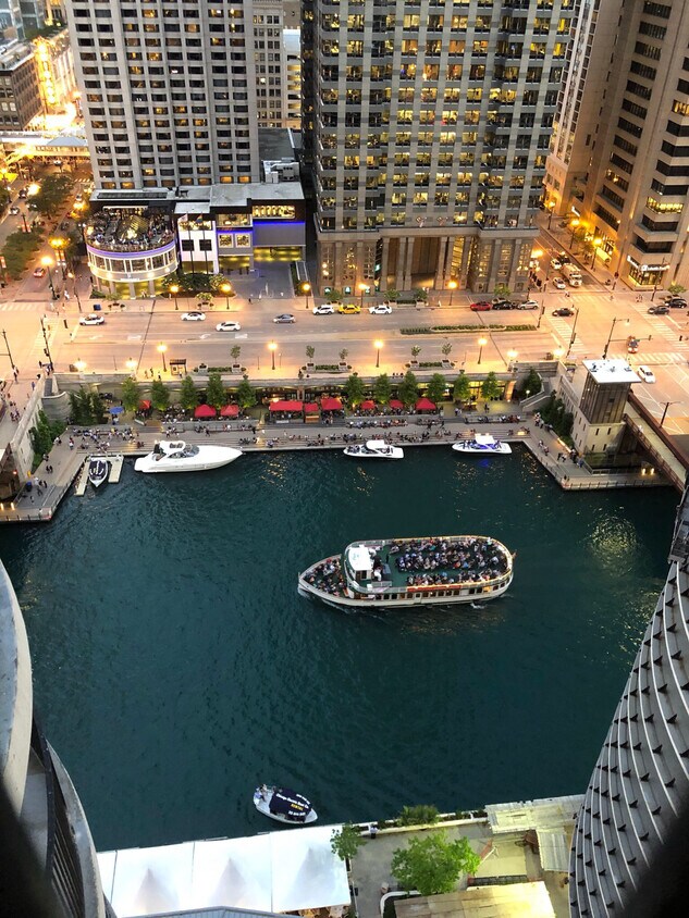 View from balcony - 300 N State St (Chicago, IL)