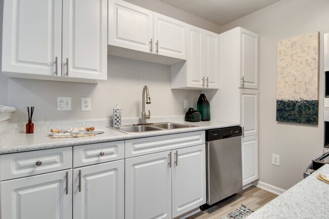 Cocina con amplios gabinetes de almacenaje - North Park at Eagle's Landing Apartments